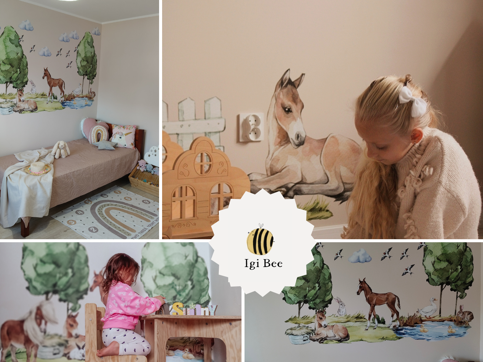 Farm Animals wall decals collection