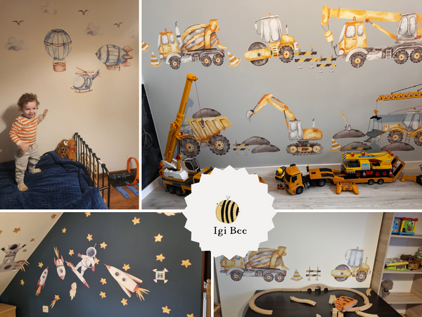 Machines & Robots - wall decal collection
