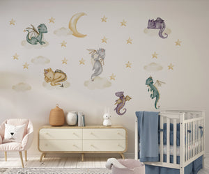 Dragon Collection - Wall Stickers for a Child's Bedroom