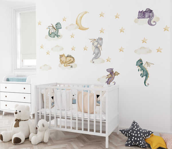 Dragon Collection - Wall Stickers for a Child's Bedroom