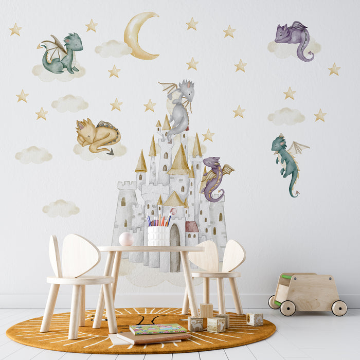 Dragon castle - wall stickers