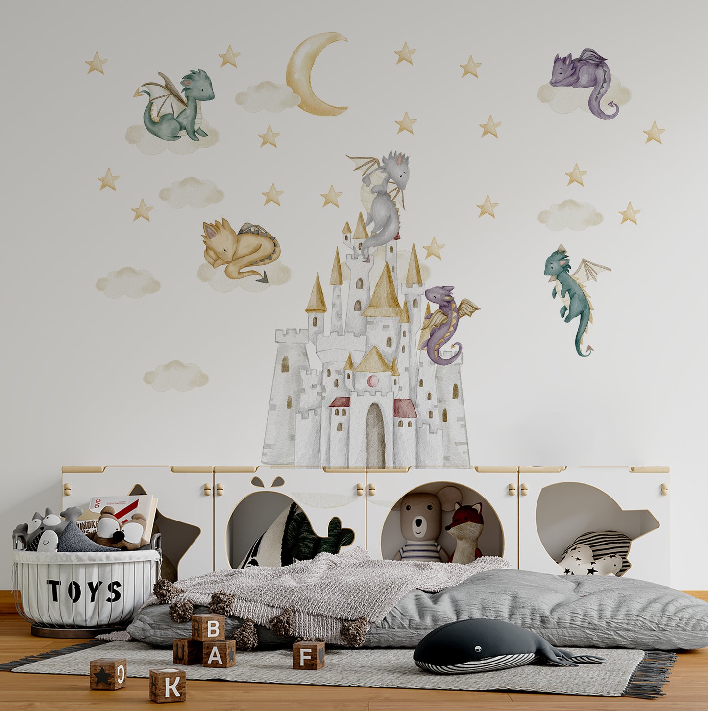 Dragon castle - wall stickers