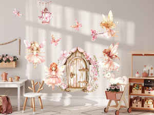 Fairy Wall Stickers – Magical Fairy Decals for Girls' Room