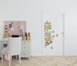 Little African Animals - door decal set