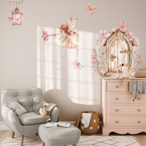 Fantasy Wall Stickers - Unicorn, Fairies, Castle & Mushroom