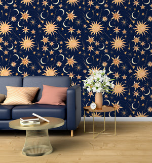 Starry Night - Peel and Stick Wallpaper