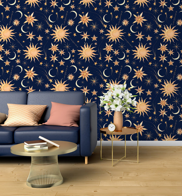 Starry Night - Peel and Stick Wallpaper
