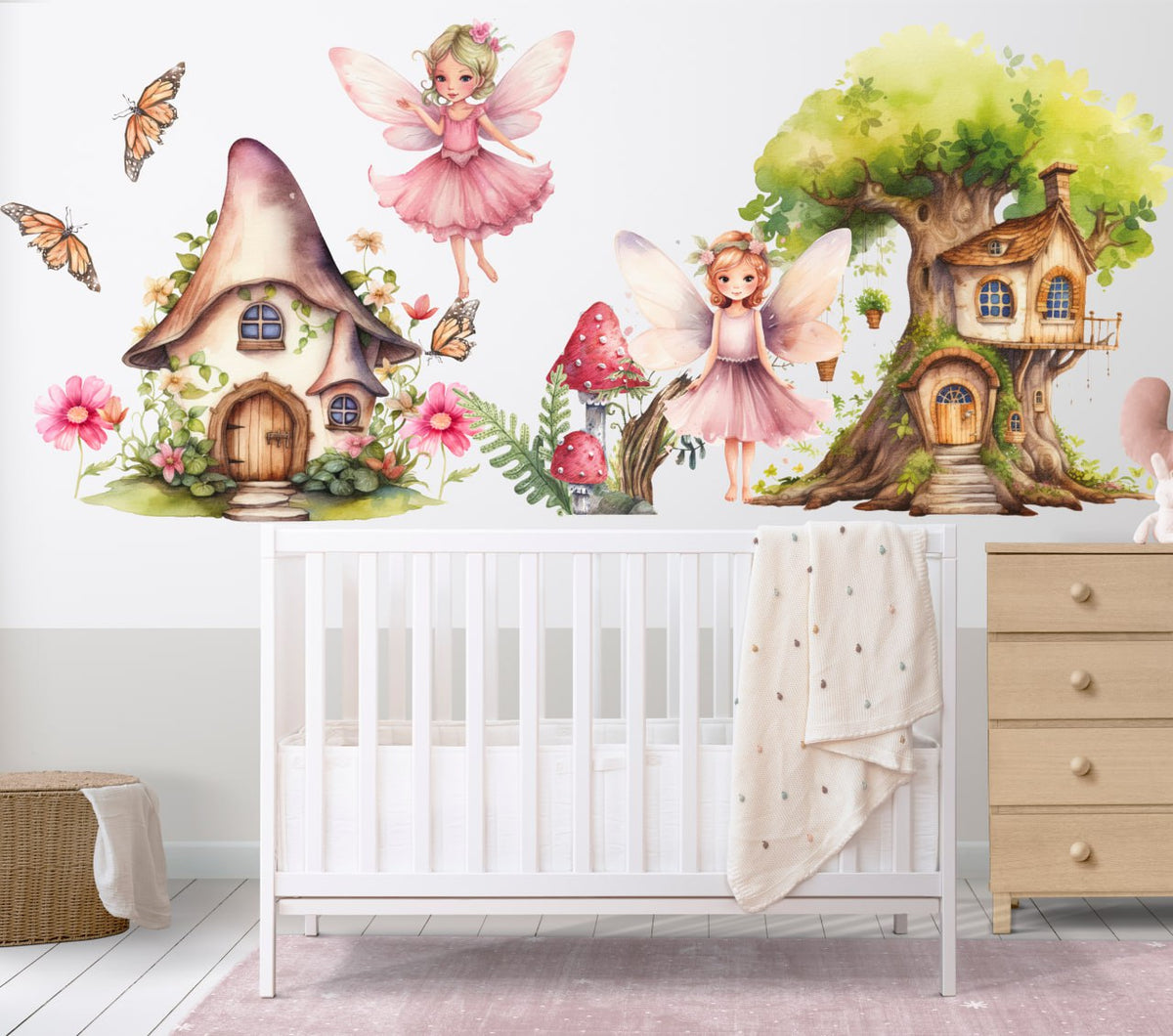 Wall stickers - Land of colorful fairies