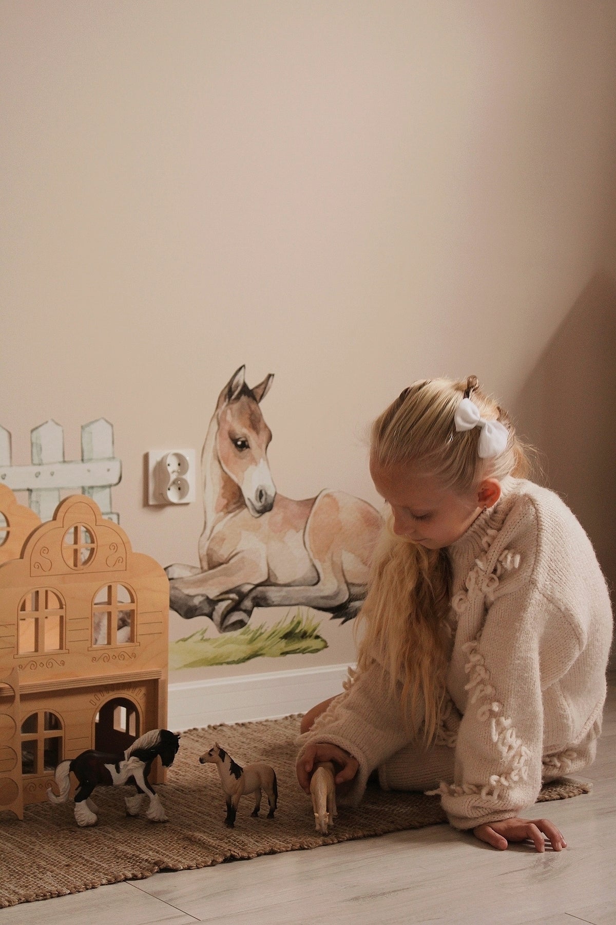 A room for horse lovers with IgiBee wall decals
