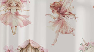 Fantasy Wall Stickers - Unicorn, Fairies, Castle & Mushroom