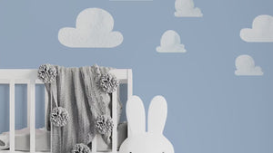 Beautiful clouds  wallsticker set