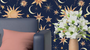Starry Night - Peel and Stick Wallpaper