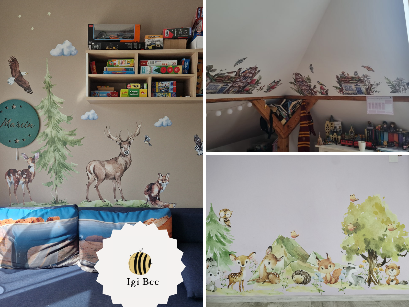 Animals Wall Decals for Kids Rooms | IgiBee