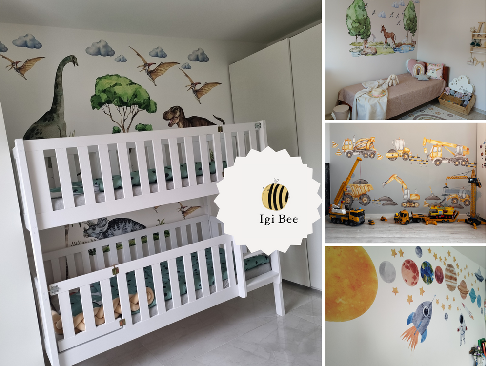Dragons wall decals collection