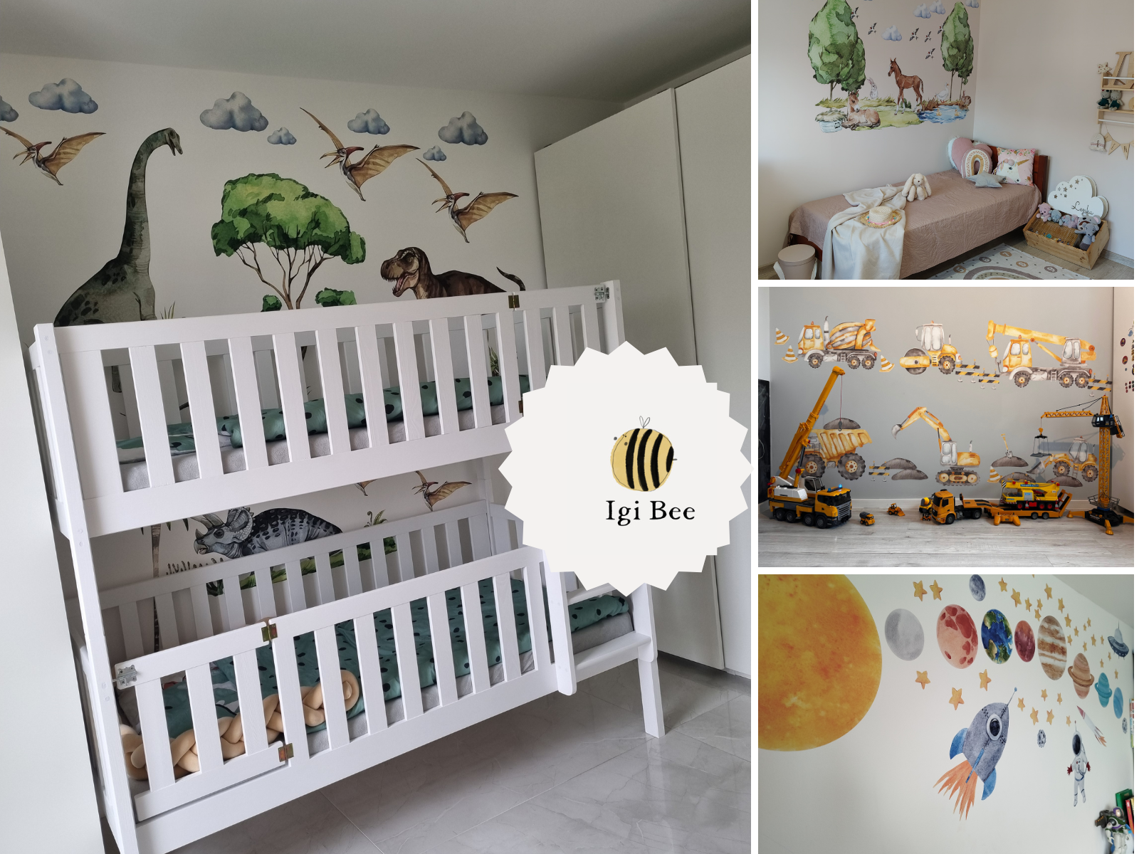 Dragons wall decals collection
