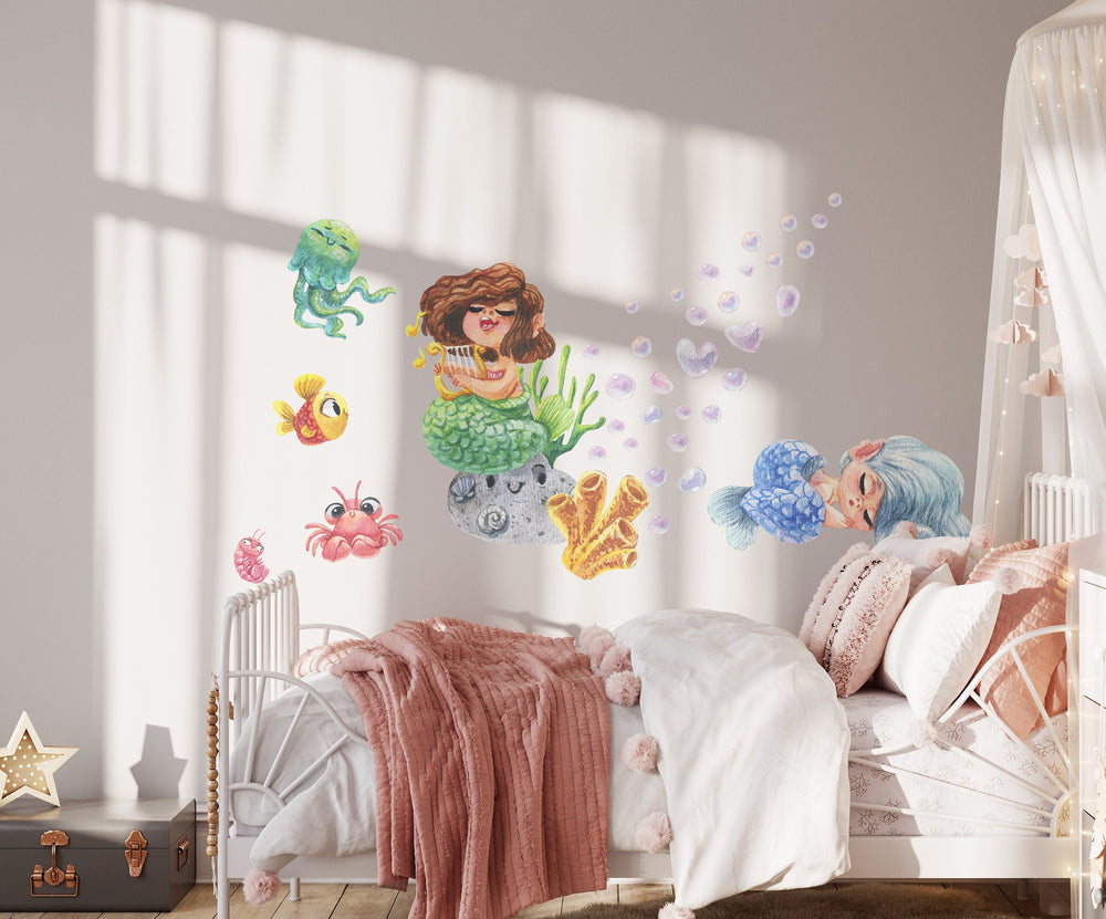Little Mermaids walldecals
