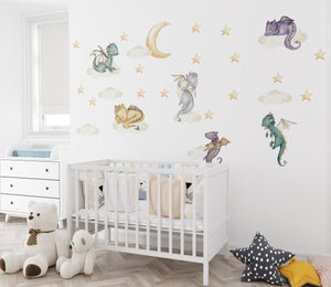 Dragon Collection - Wall Stickers for a Child's Bedroom
