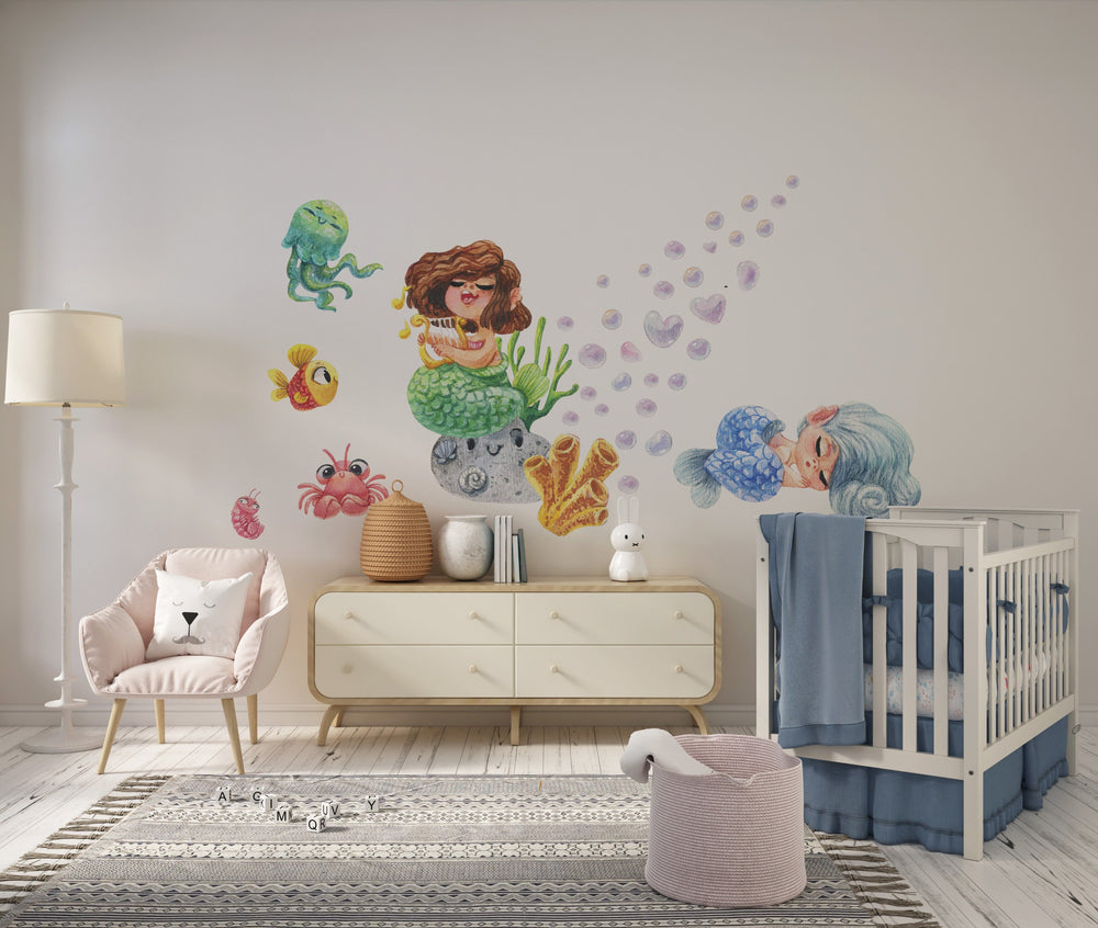 Little Mermaids walldecals