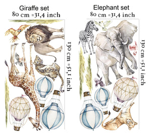 African Safari Animals with Baloons - Big Bundle