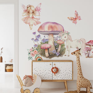 Dreamy Fairy Wall Decals Peel and Stick Home Decor