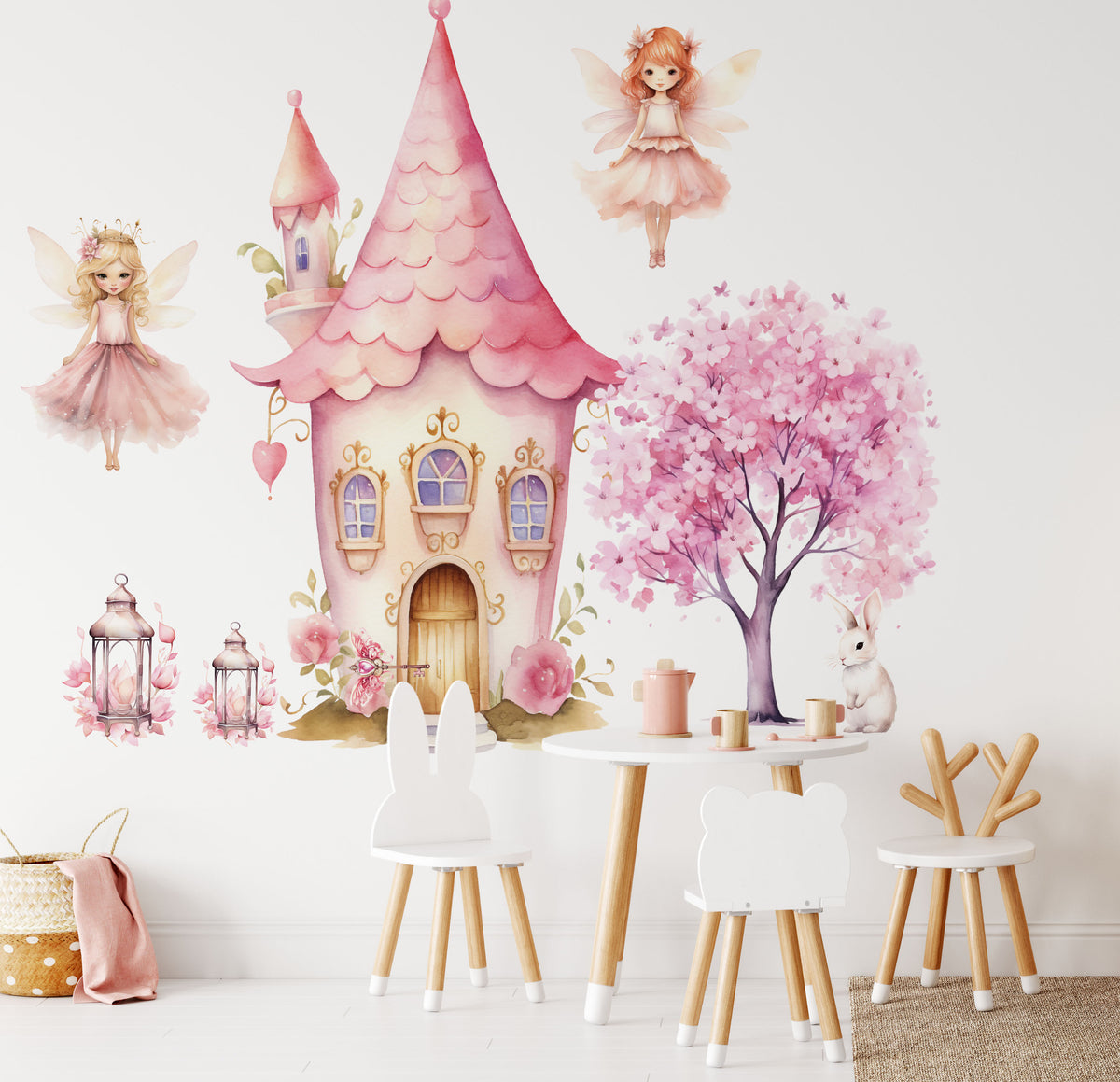 Fairy Cottage Wall Decal