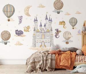 Dragon Wall Decals Fantasy Nursery Stickers