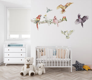 Awesome safari wall stickers for kids room, are ready to beautify your room. Transform your children room with this fantastic jungle wall decal.