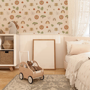Safari lions and cheetahs wallpaper detail by Igibee