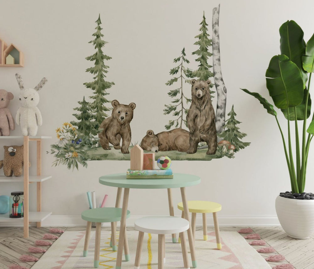 Bears Wall Sticker Set