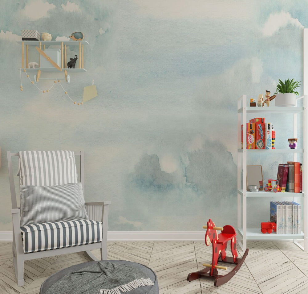 Blue sky clouds wallpaper by Igibee