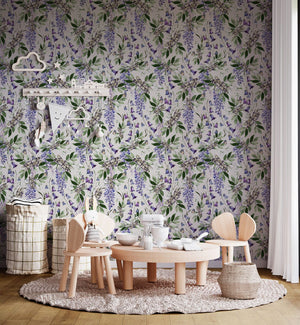 Purple wisteria wallpaper by Igibee