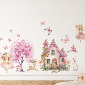 Fairy and woodland animal wall stickers by Igibee