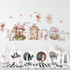 Magical Fairy Wall Stickers Peel and Stick Nursery Decor