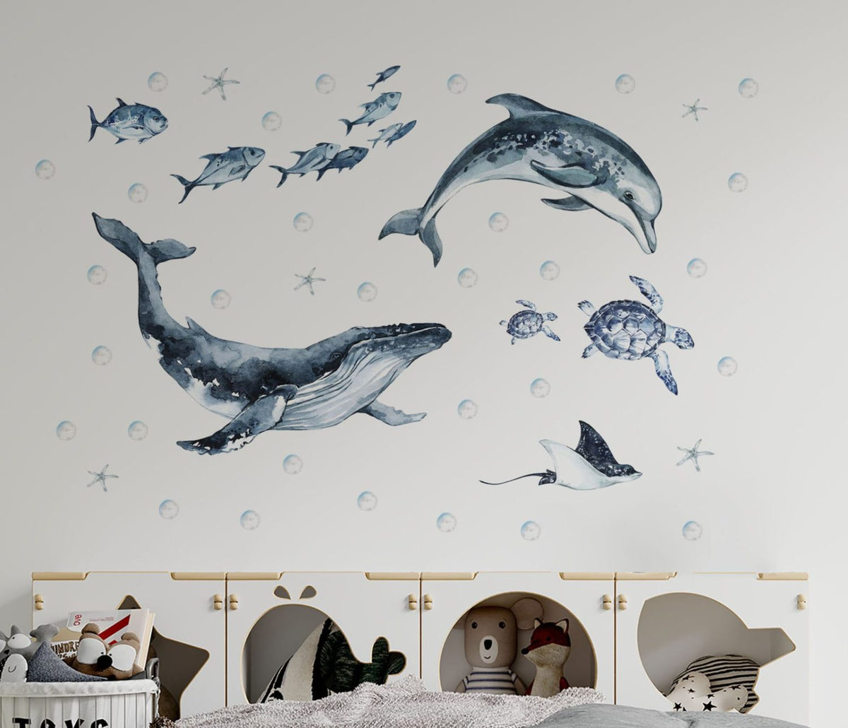 Meerestiere Wandsticker