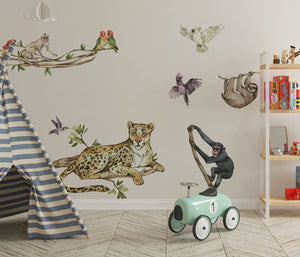Jungle Animals wall stickers room view