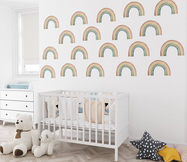 20 little rainbows - walldecal set