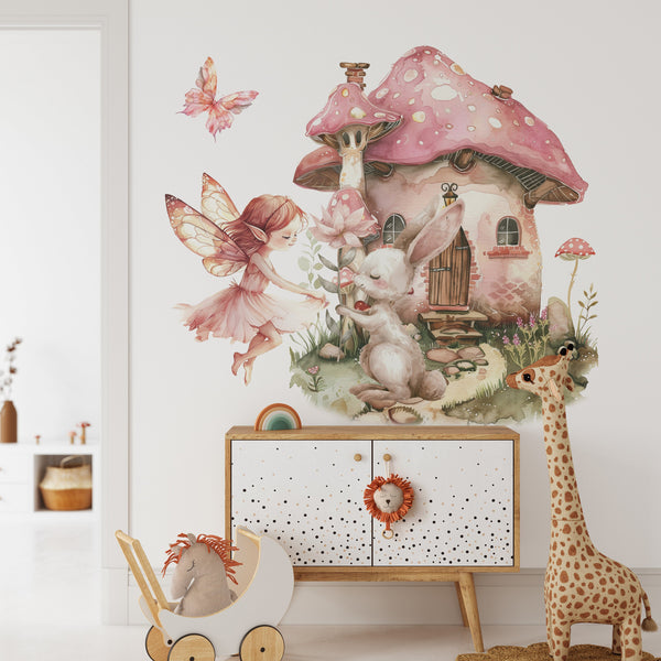 Magical Fairy Wall Stickers Peel and Stick Nursery Decor