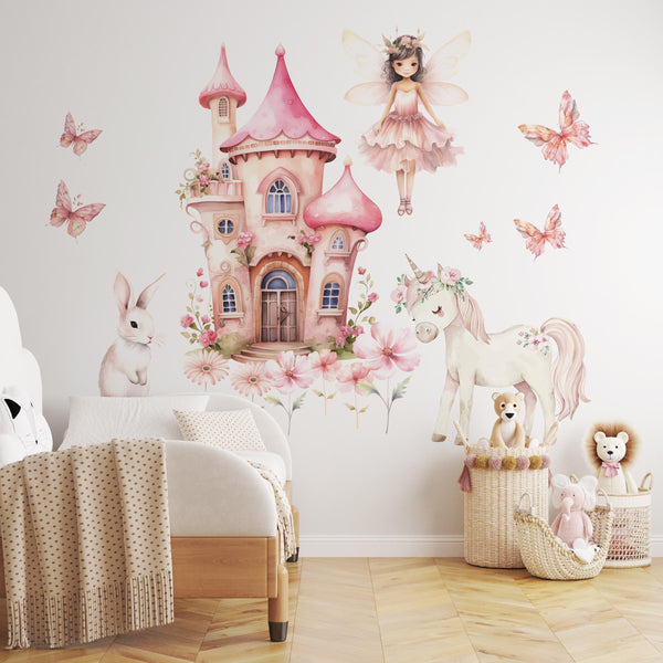 dreamy fairy stickers, wall stickers for girls room, wall decals for baby girls, baby room fairy decor, whimsical wall stickers, fairy tale princess decal, enchanted nursery wall stickers, pastel fairy wall decals, glitter fairy wall decals, magical wall stickers, stars fairy wall decor, kids fairy tale wall decals, toddler fairy room decor, fairy mural decals, girl playroom decor,