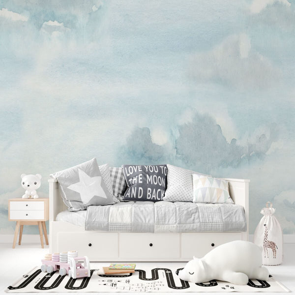 Blue sky clouds wallpaper by Igibee