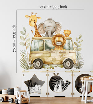 Safari nursery decor, safari nursery wall decals, safari wall decal, lion wall decals, jungle wall decal