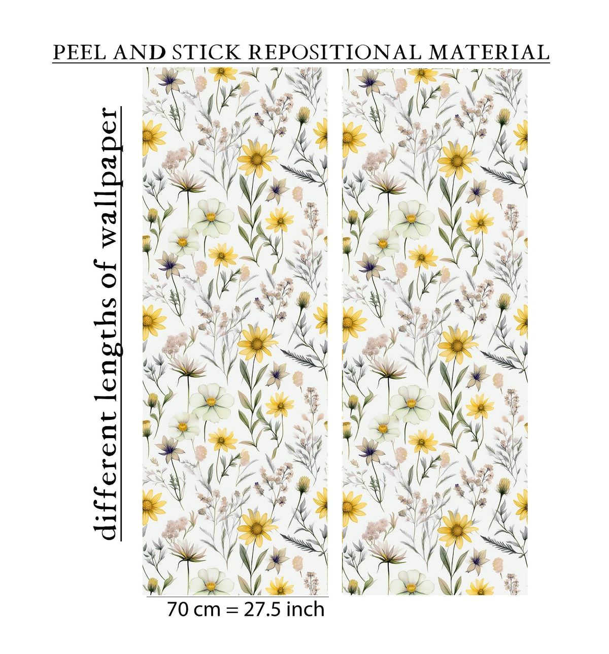 Floral wallpaper for a soft and imaginative girls room