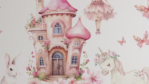 Fairy Vinyl Wall Decals Pastel Fantasy Room Stickers