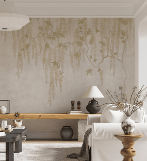 Mediterranean wisteria wallpaper by Igibee