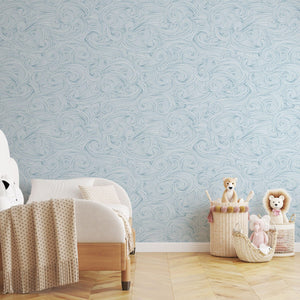 Abstract wave pattern wallpaper by Igibee