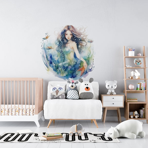 fantasy ocean wall decals, magical ocean nursery decor, mermaid and ocean wall stickers, enchanted ocean wall decals, ocean fantasy wall decals, pastel ocean nursery stickers, ocean themed wall decals, girls ocean room wall stickers, sea life wall decals, ocean baby nursery wall stickers, enchanted underwater wall decals, dreamy ocean wall stickers, mermaid and fish wall decals, seashell wall stickers, starfish wall decals, coral reef wall decals, ocean mural wall stickers, magical underwater decals, girls 